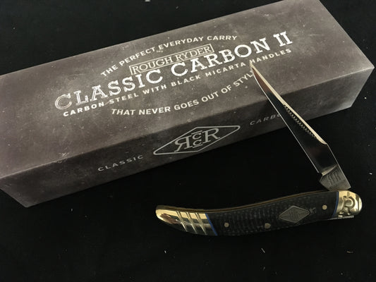 Rough Ryder Classic Carbon II Micarta Petit cure-dent RR2208