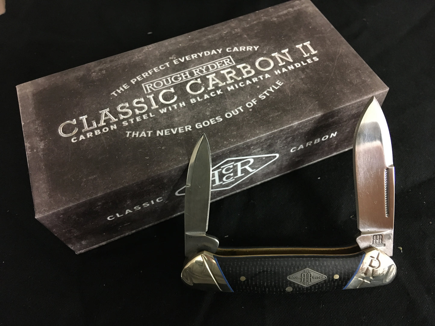 Canoë Micarta Rough Ryder Classic Carbon II RR2209