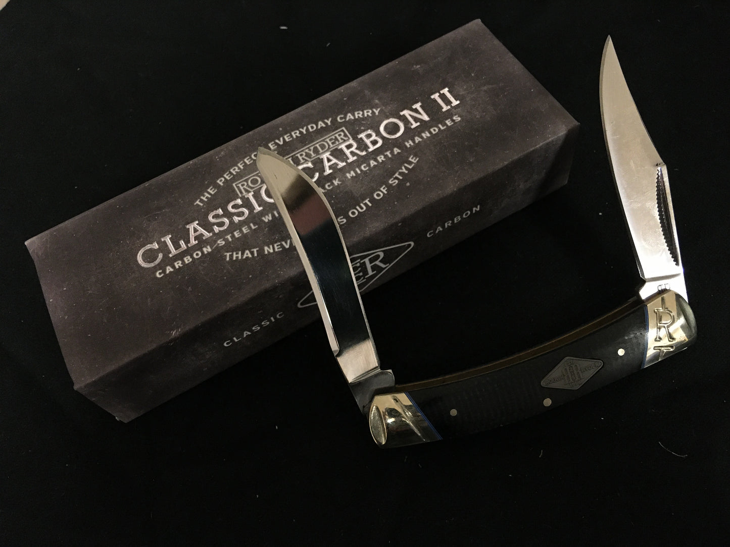 Rough Ryder Carbon Classic II Micarta Small Moose RR2216