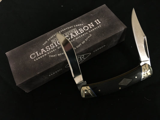 Rough Ryder Carbon Classic II Micarta Petit Orignal RR2216